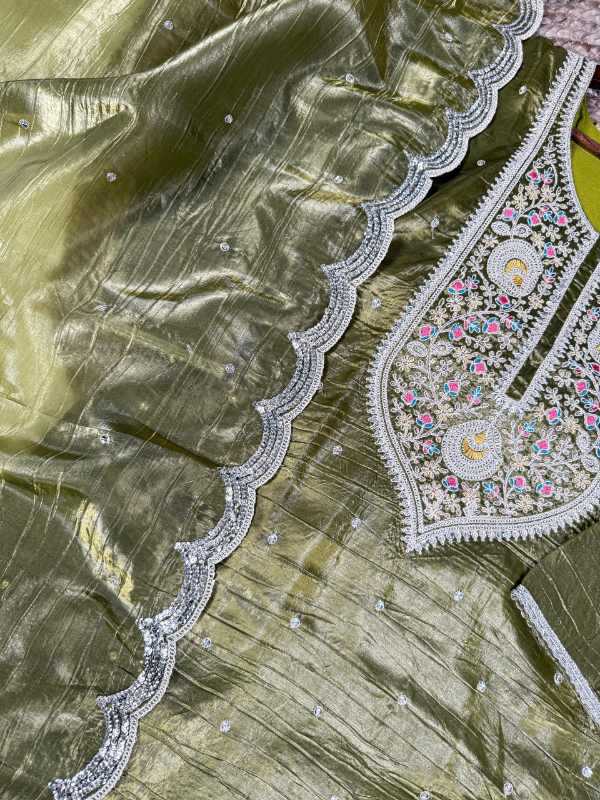 Cotton Embroidery Suit 3037