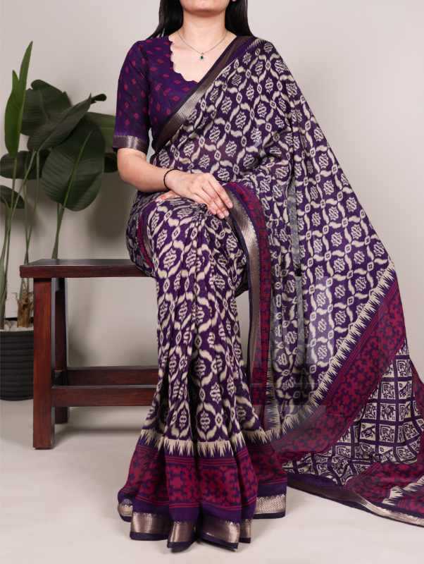 Viscose Printed Saree