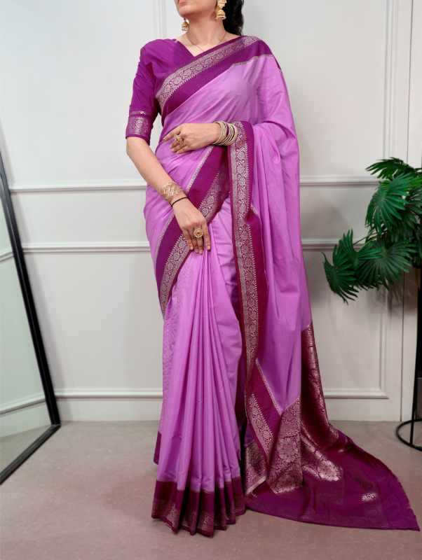 Mysore Silk Zari Border Saree