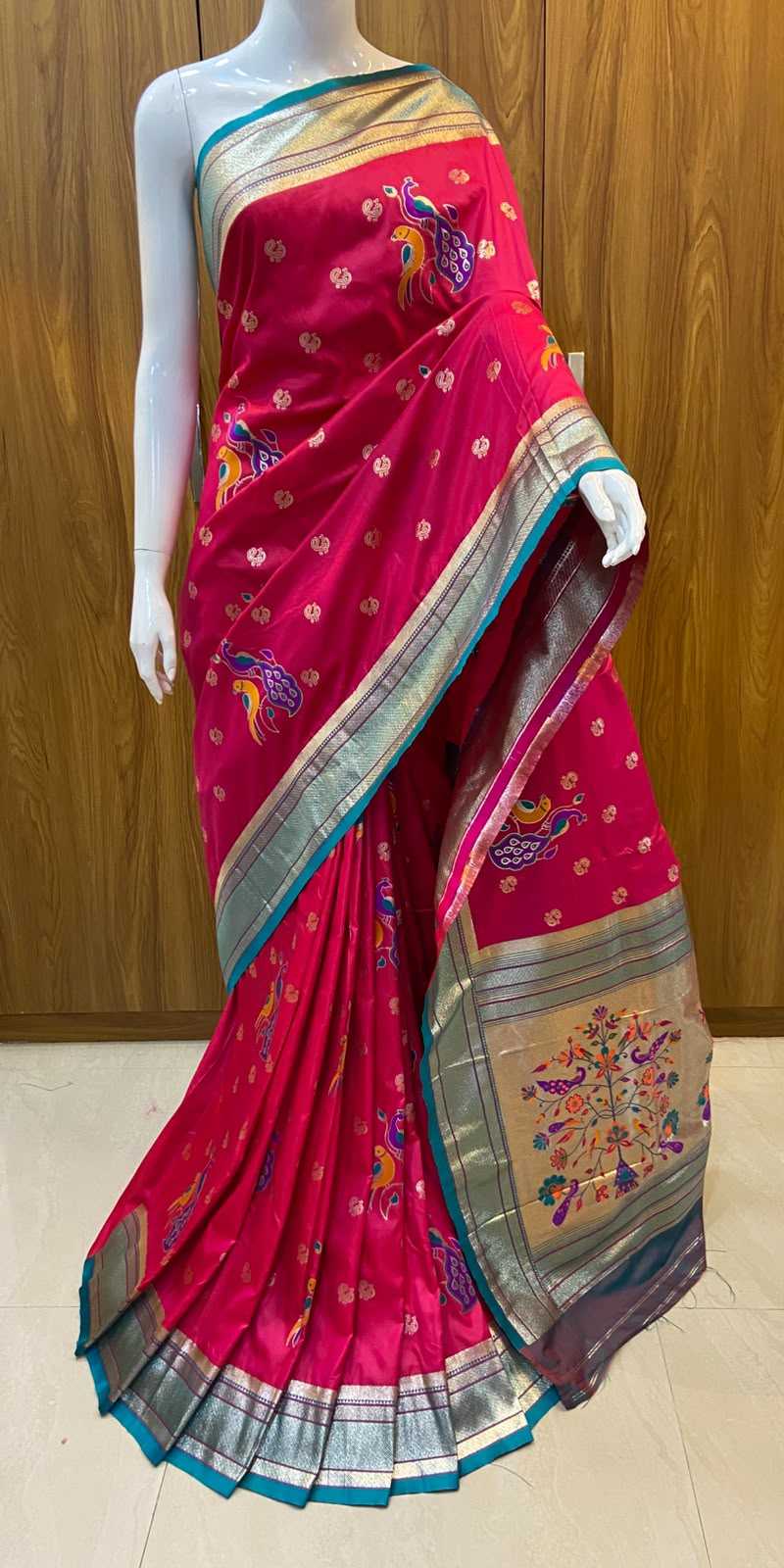 Hamsarika Pure Silk Traditional Saree