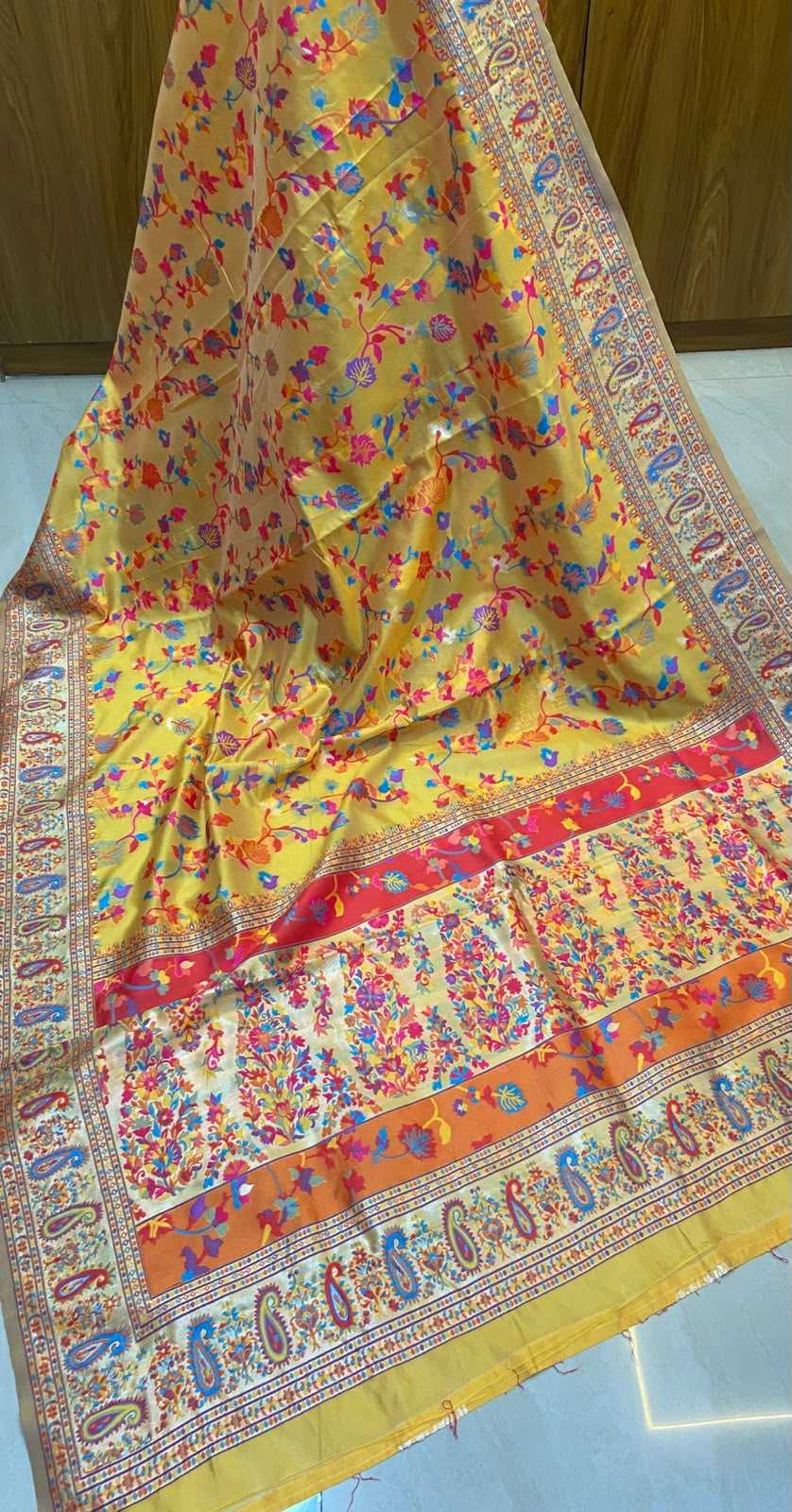 Lalitya Pashmina Designer Saree