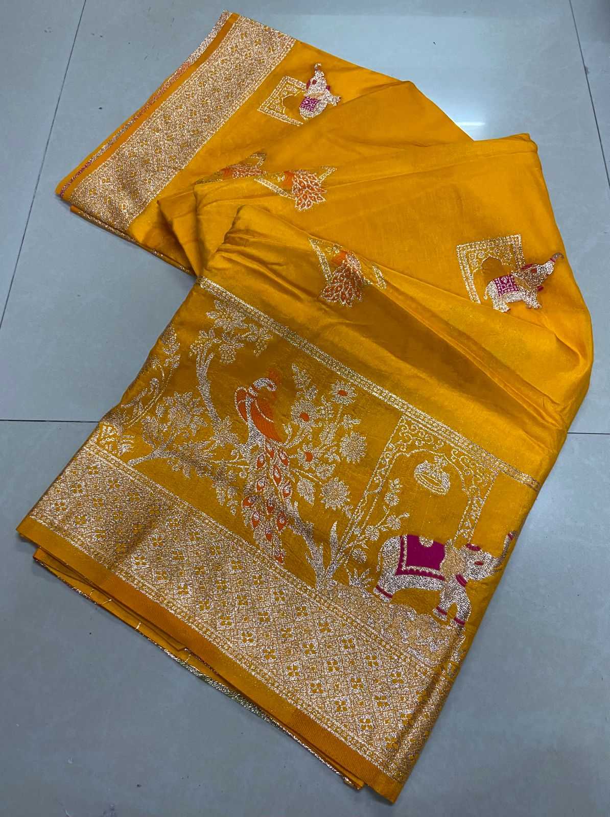 Satin Designer Saree