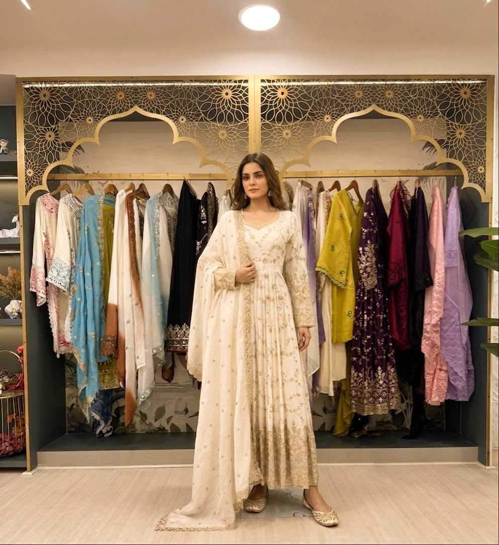 Embroidery Gown