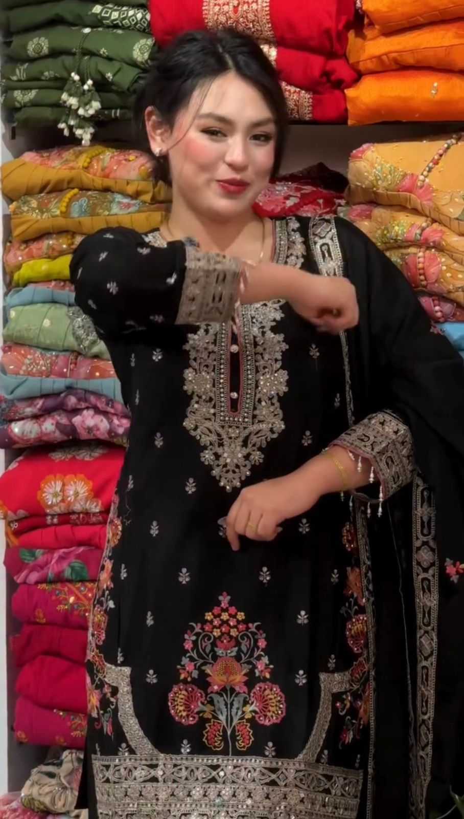 Georgette Embroidery Suit