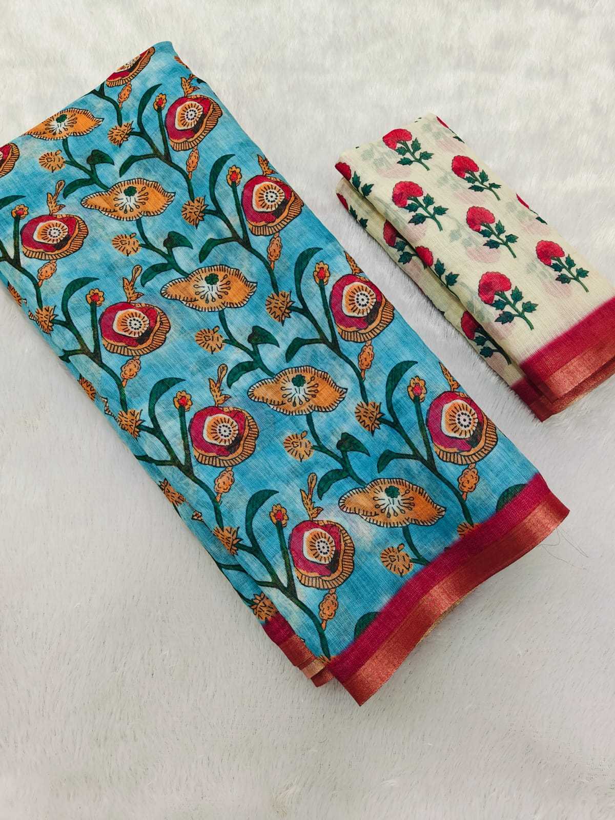Cotton Printed Saree