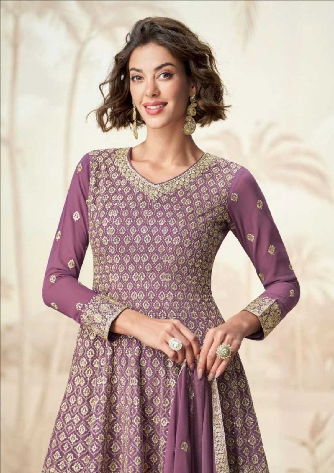 Georgette Palazzo Suit