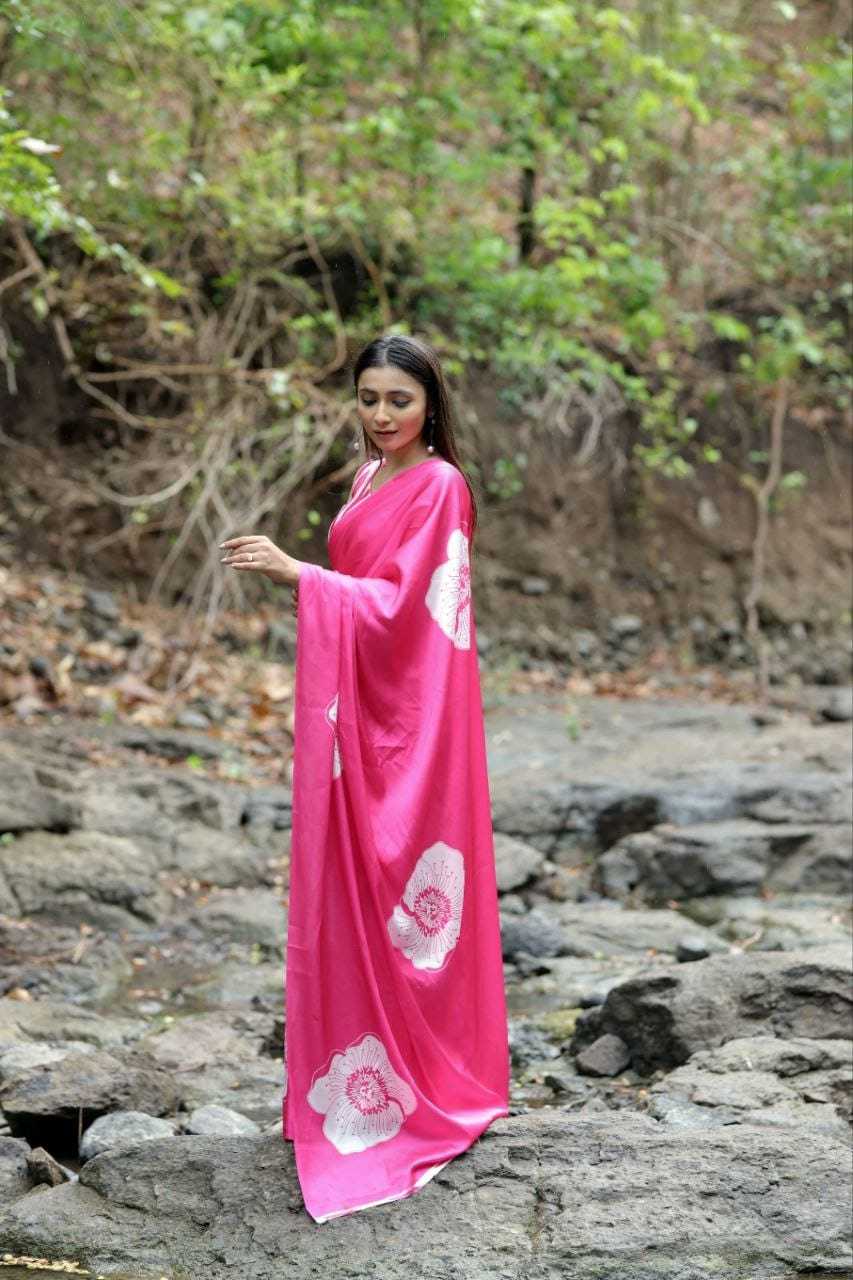 Japan Sartin Designer Saree