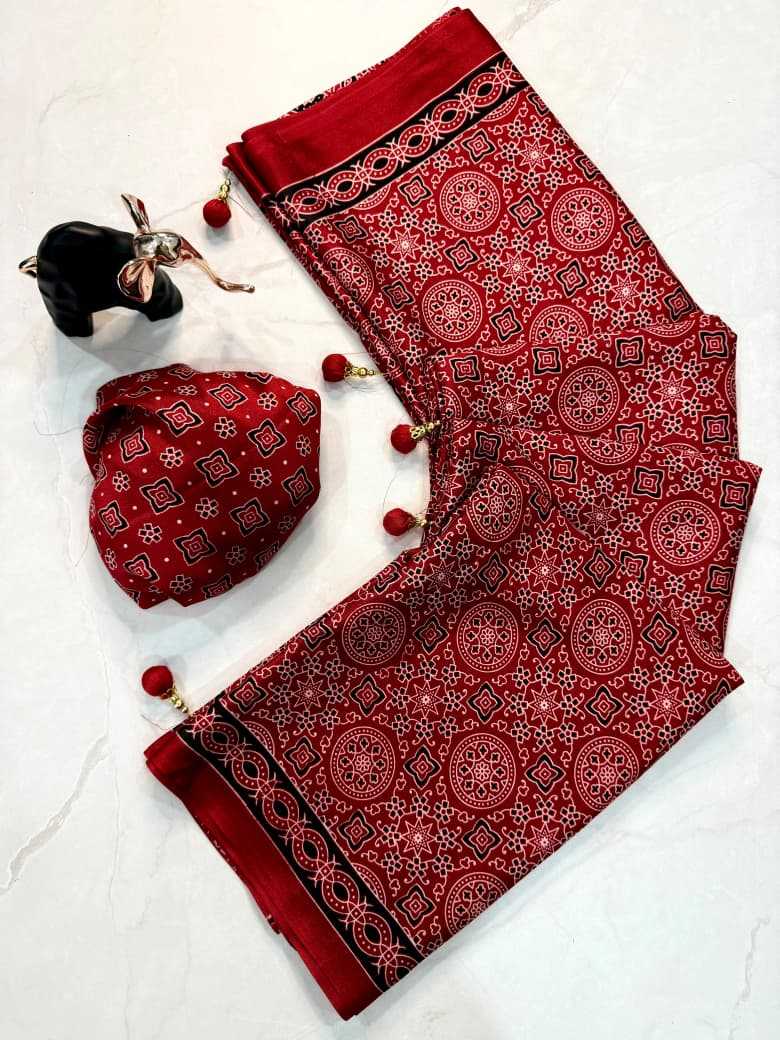 Creap Crepe Designer Saree