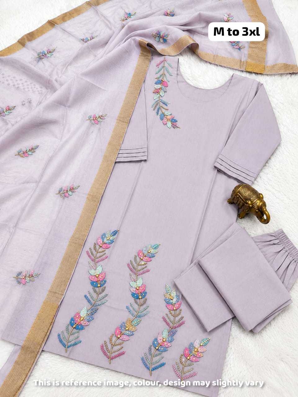 Freshta Chanderi Cotton Ladies Suit
