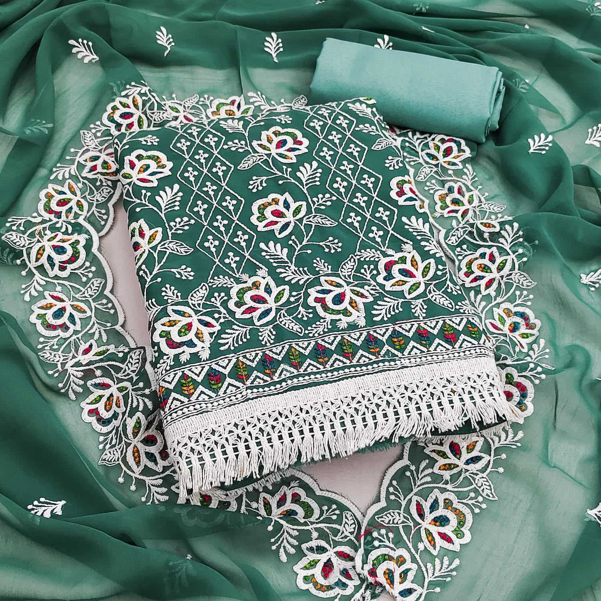 Georgette Embroidery Suit