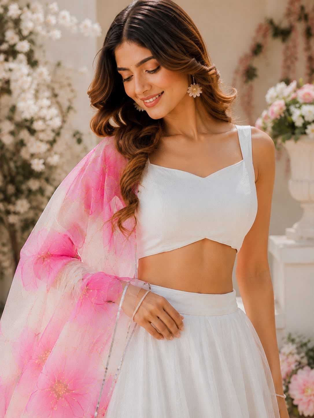 Organza Silk Designer Lehenga