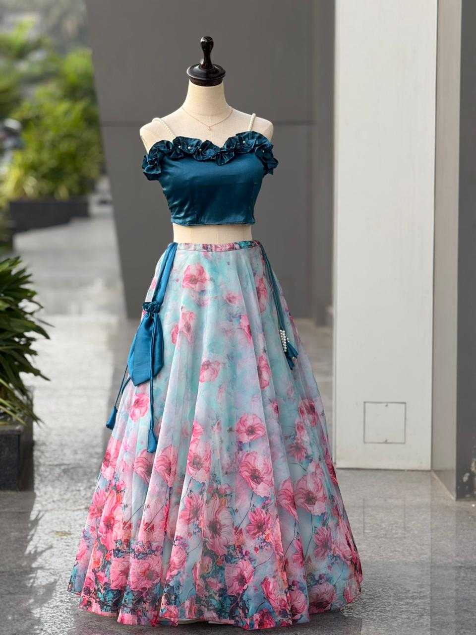 Organza Silk Designer Lehenga