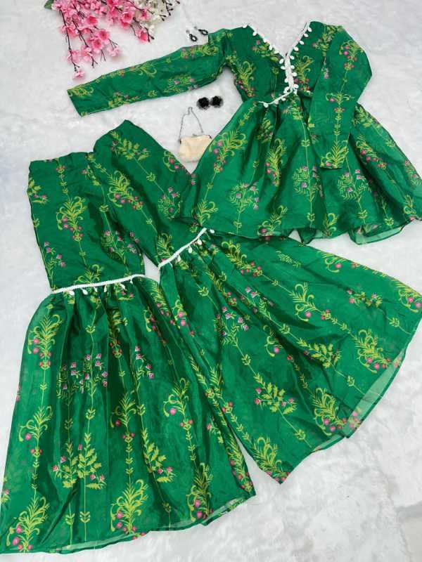 Organza Silk Party Wear Kurti