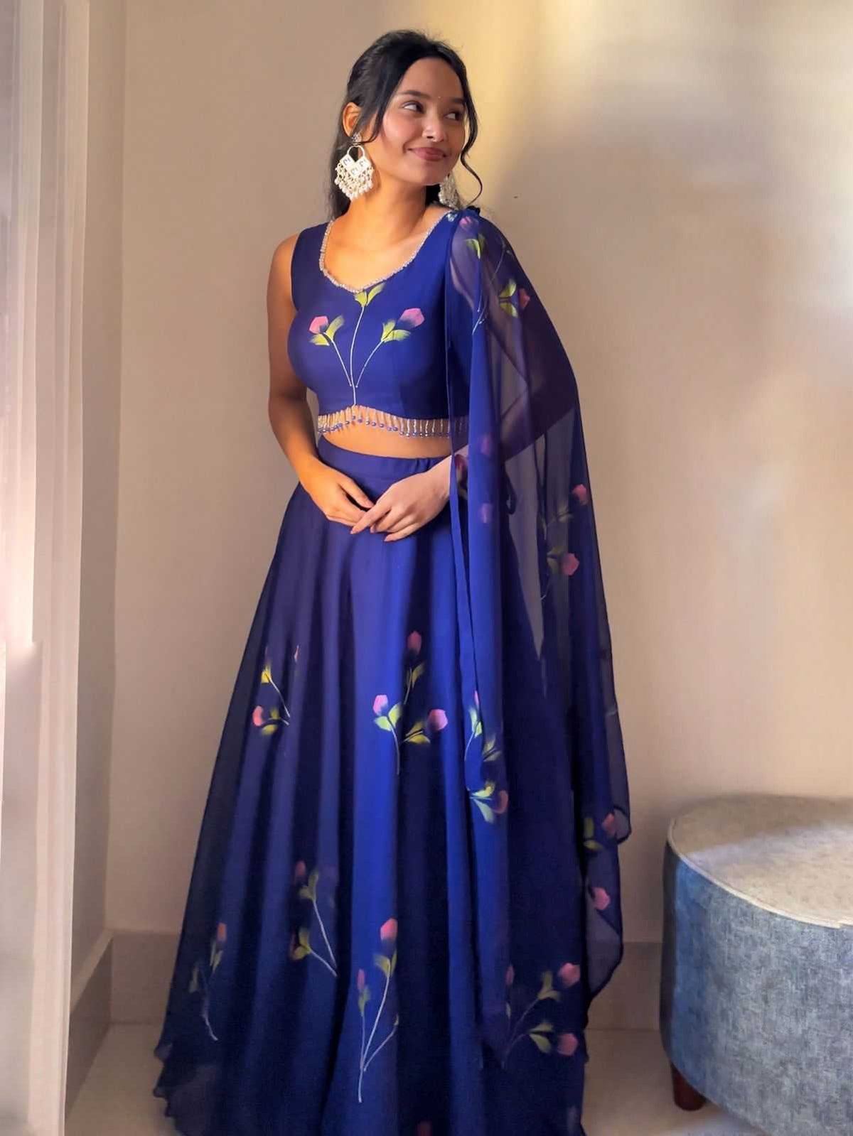 Georgette Designer Lehenga 289