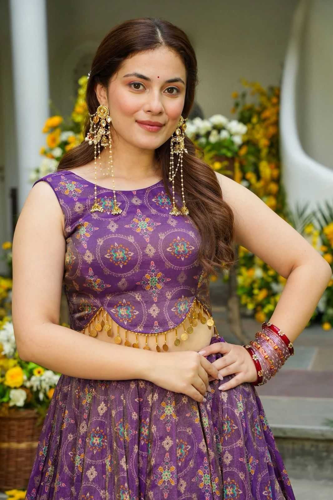 Organza Traditional Lehenga