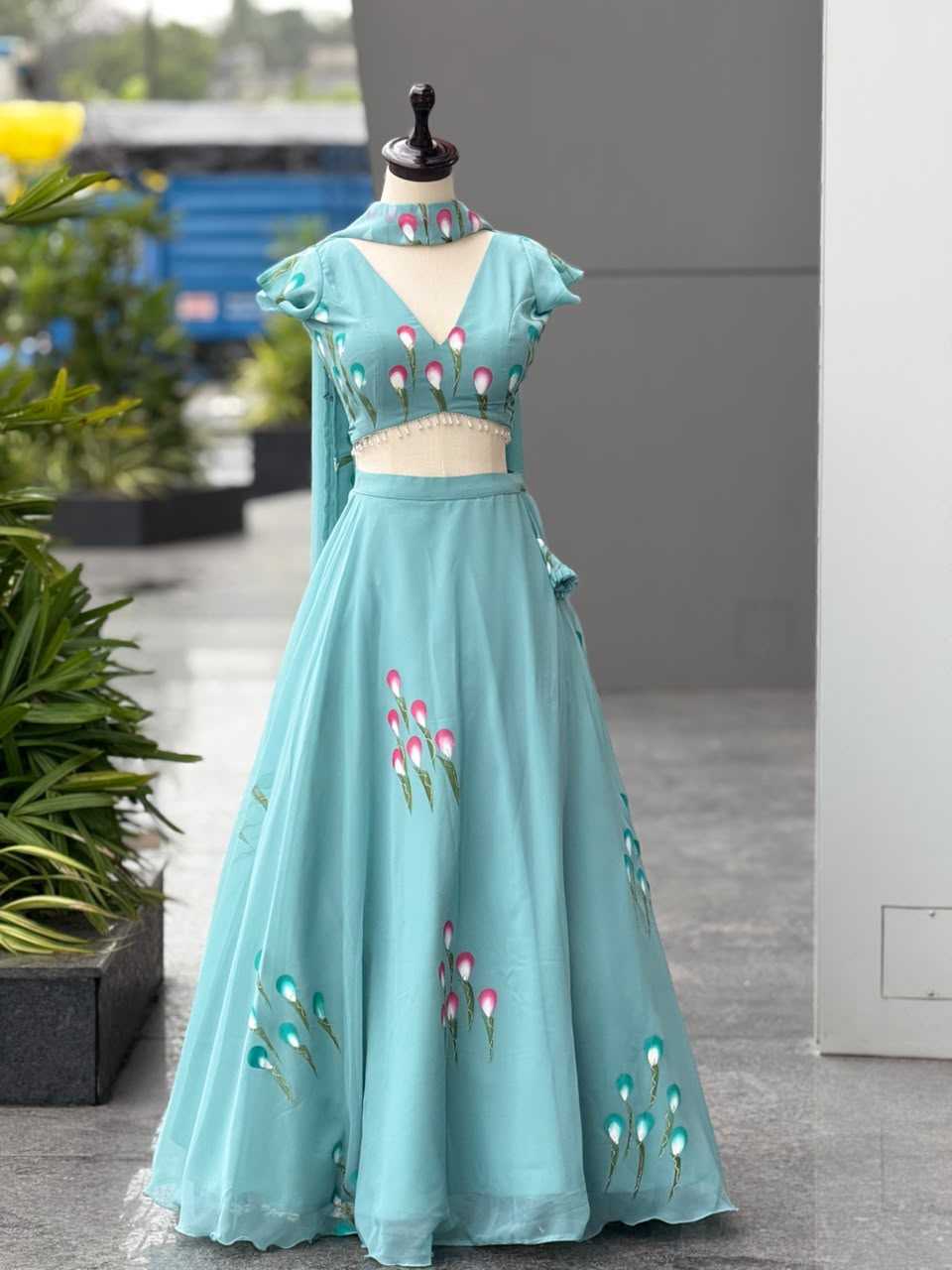 Georgette Fancy Lehenga