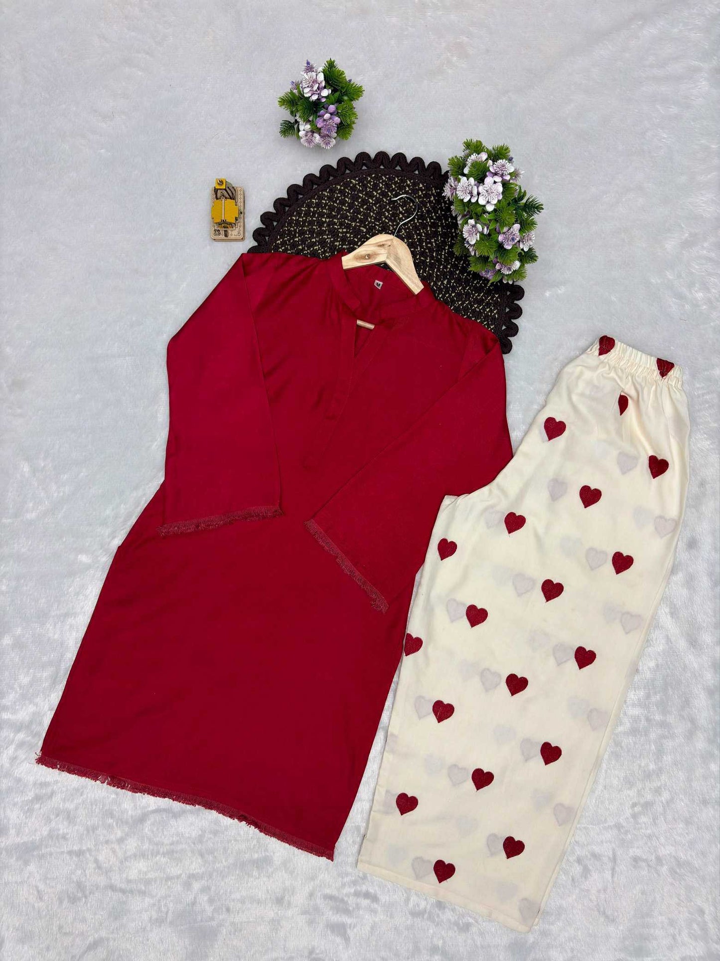 Rayon Cotton Suit