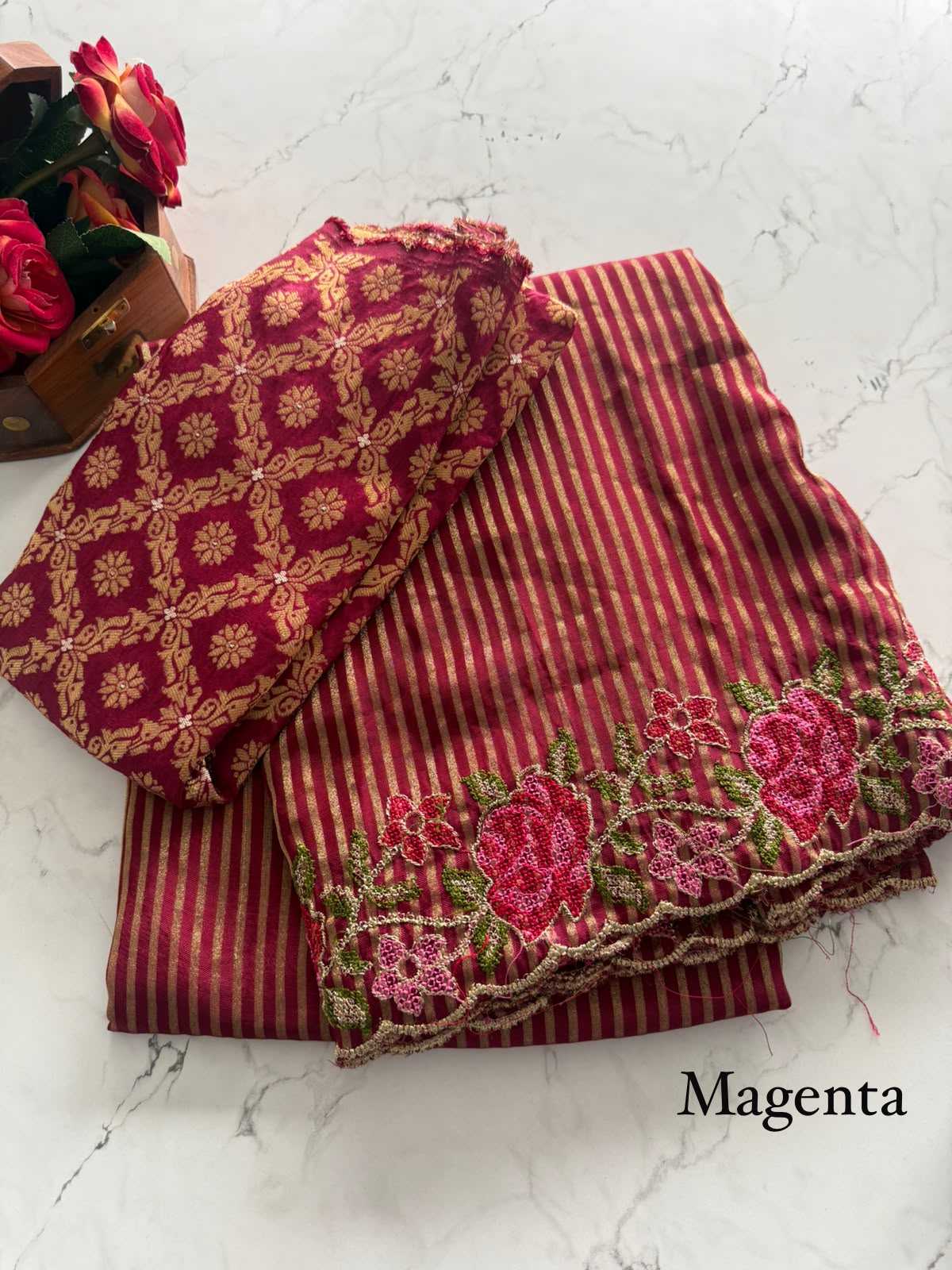 Viscose Georgette Saree