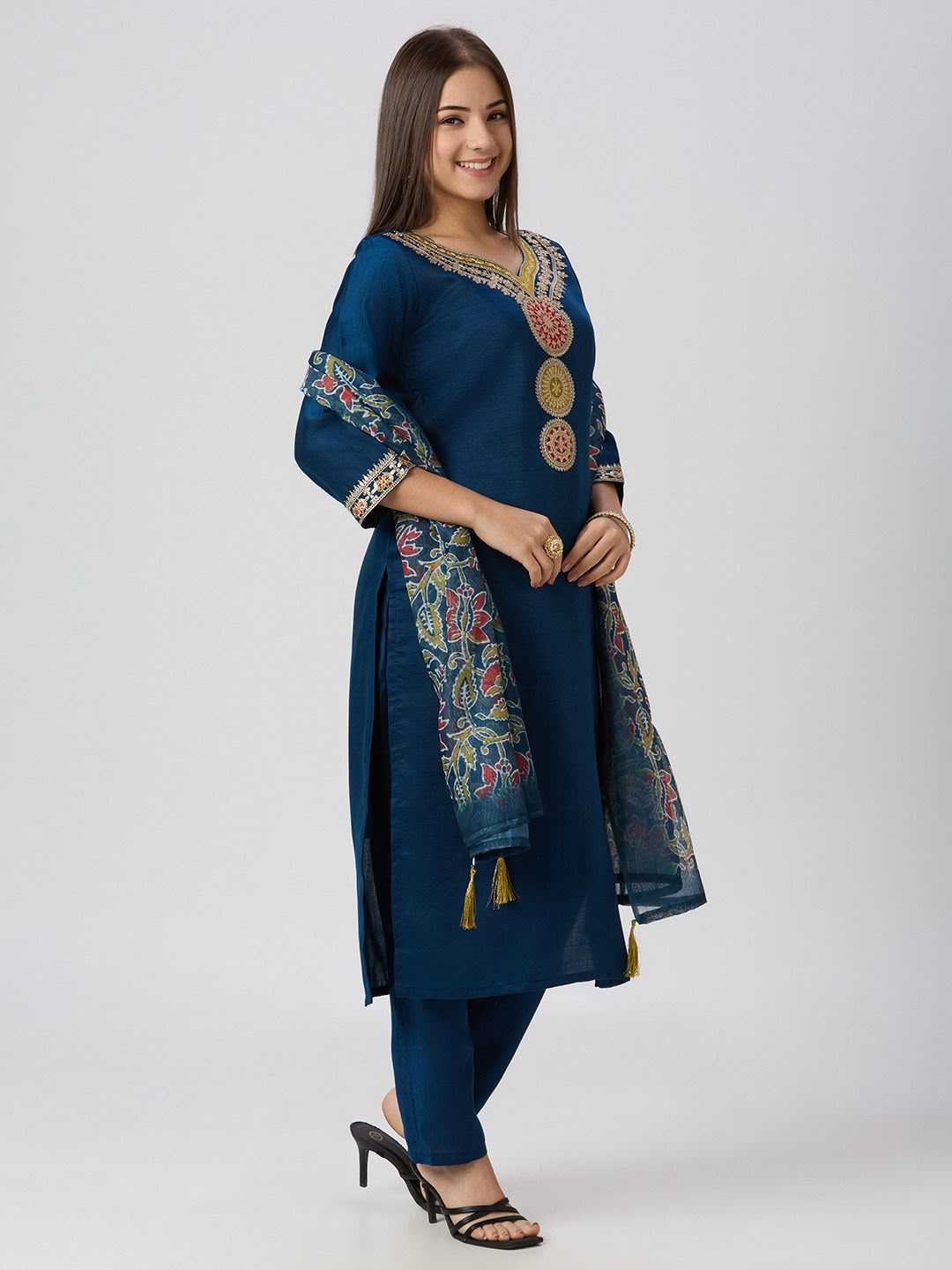 Silk Party Wear Kurti
