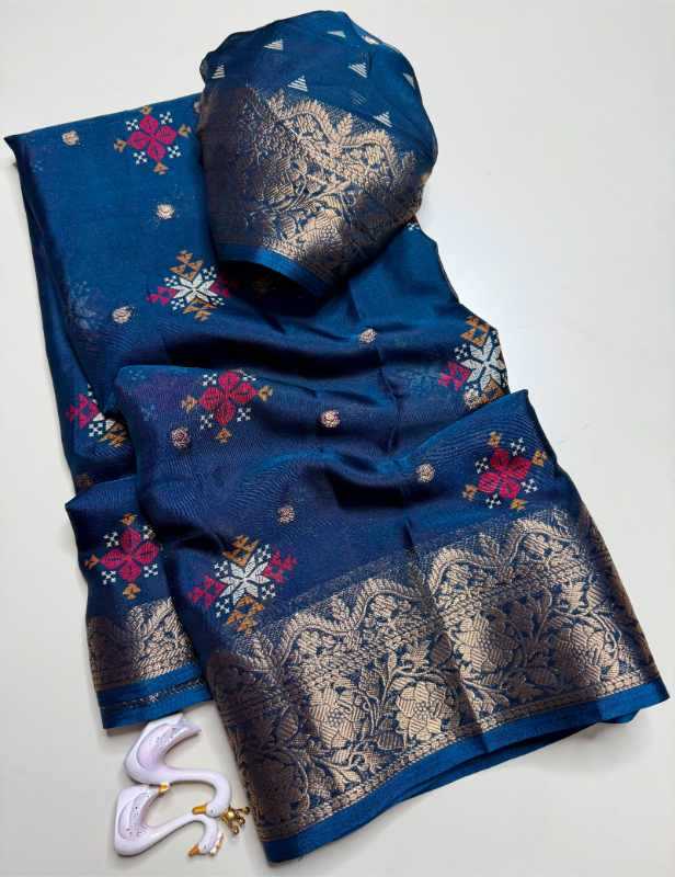 APE Crepe Designer Saree