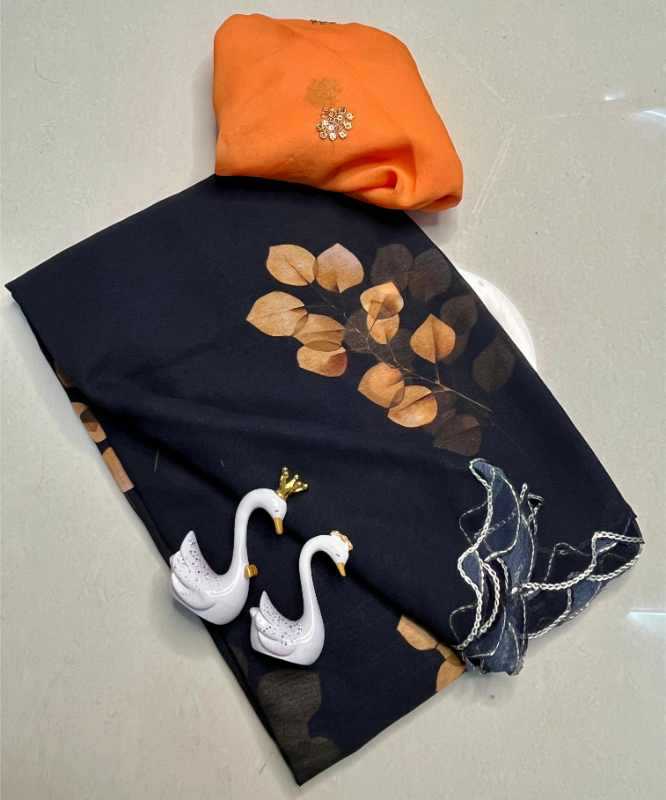Soft Silk Printed Saree