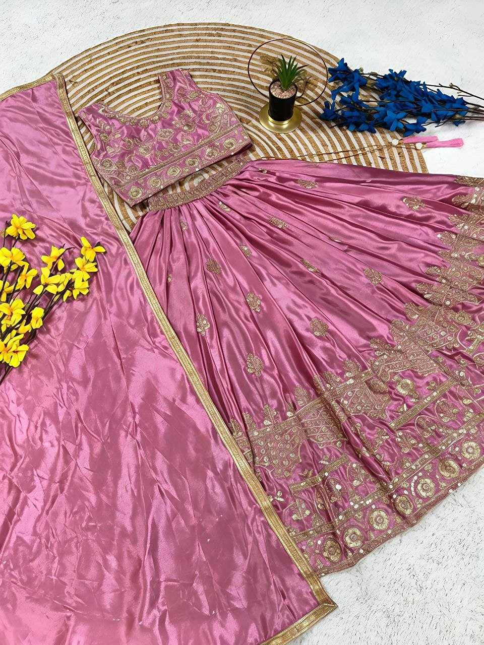 Chinon Silk Kids Lehenga