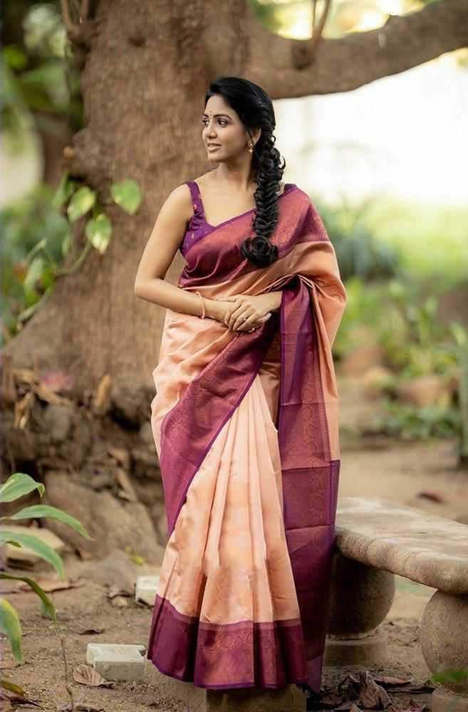 Lichi Silk Designer Saree