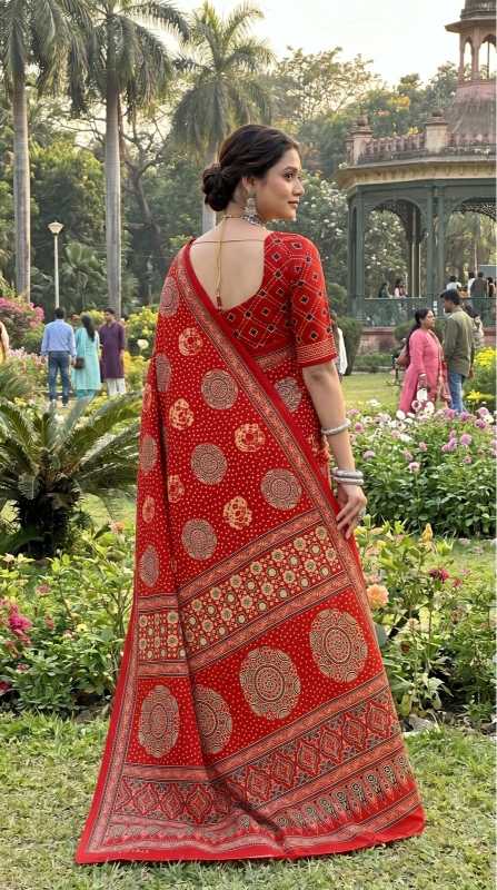 Pure Cotton Printed Saree 1023
