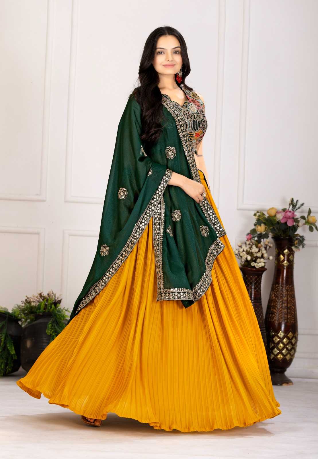 Faux Georgette Designer Lehenga