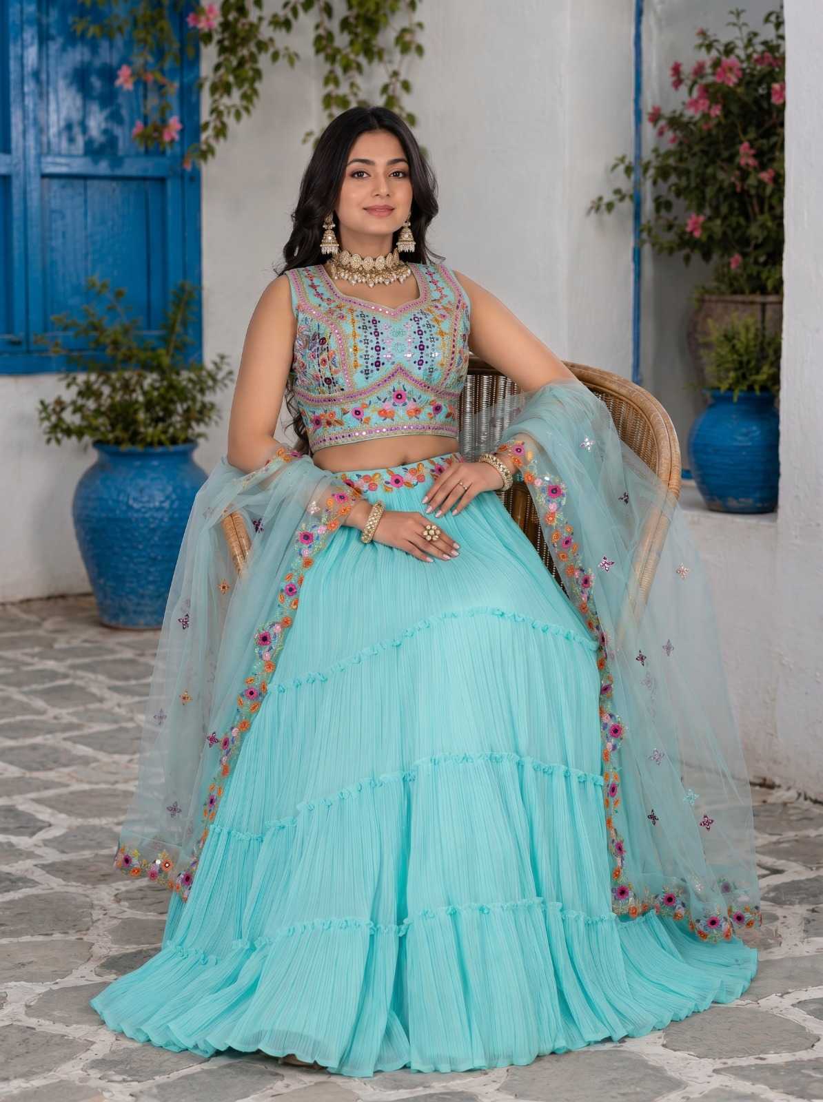 Faux Georgette Designer Lehenga