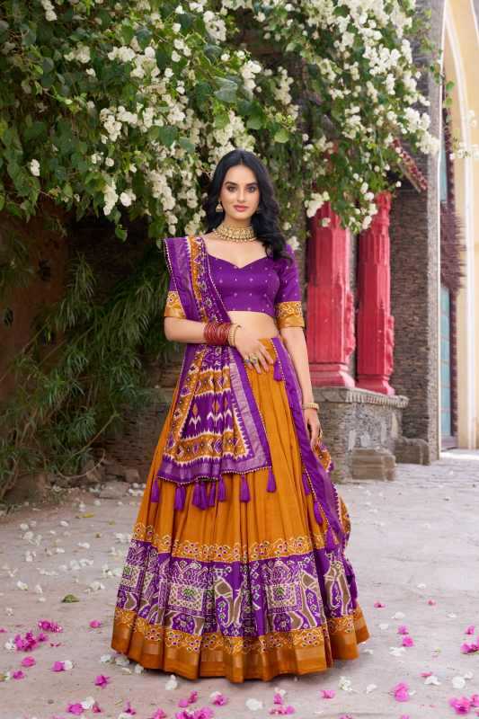 Tussar Silk Designer Lehenga