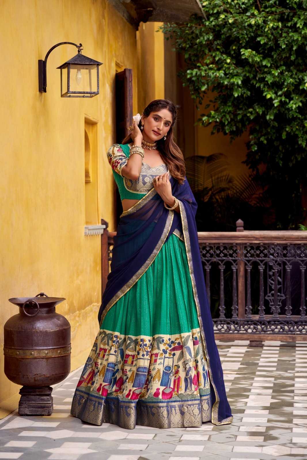 Tussar Silk Traditional Lehenga