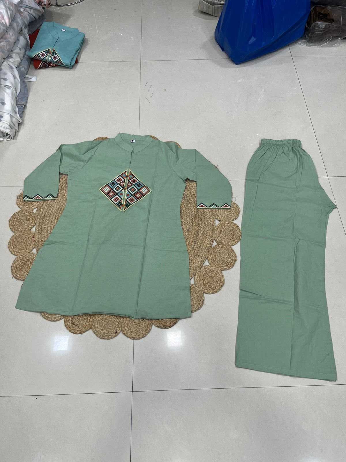 Siqndar-variyali Cotton Co-ord Set