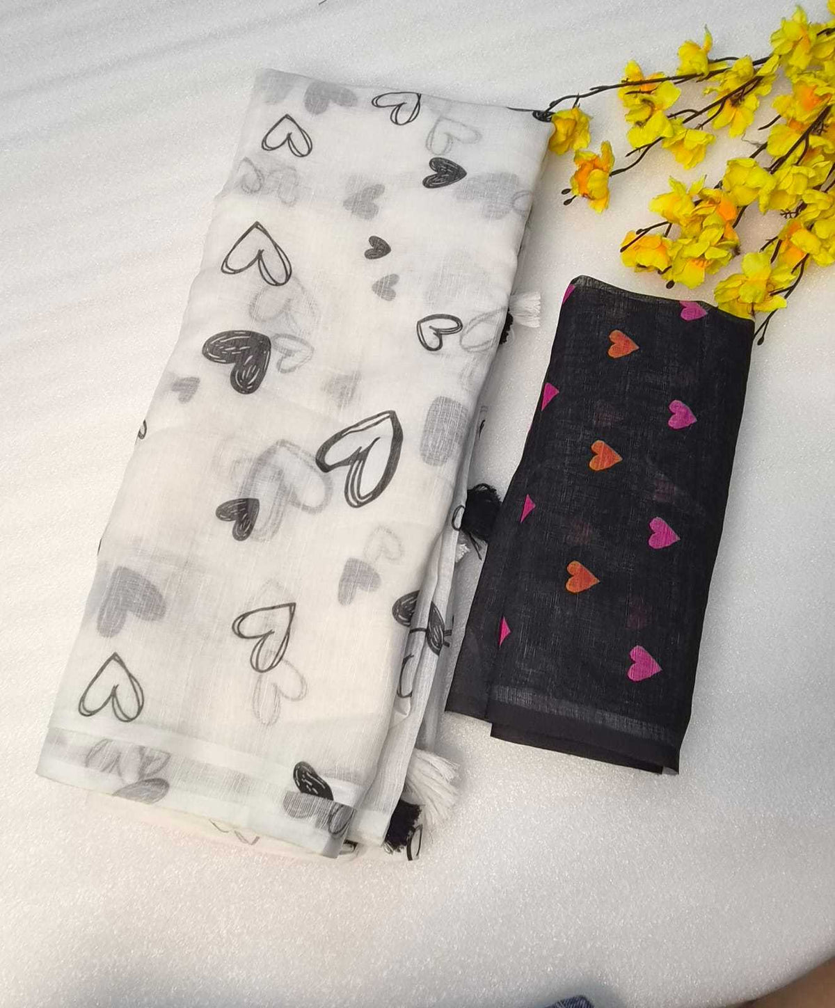 Linen Designer Saree