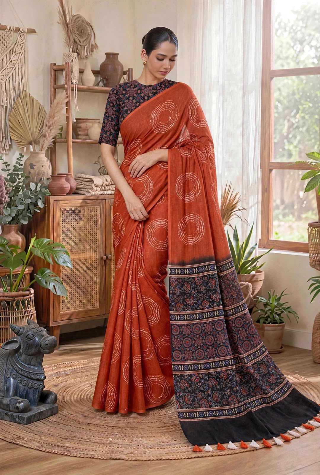 Cotton Fancy Saree