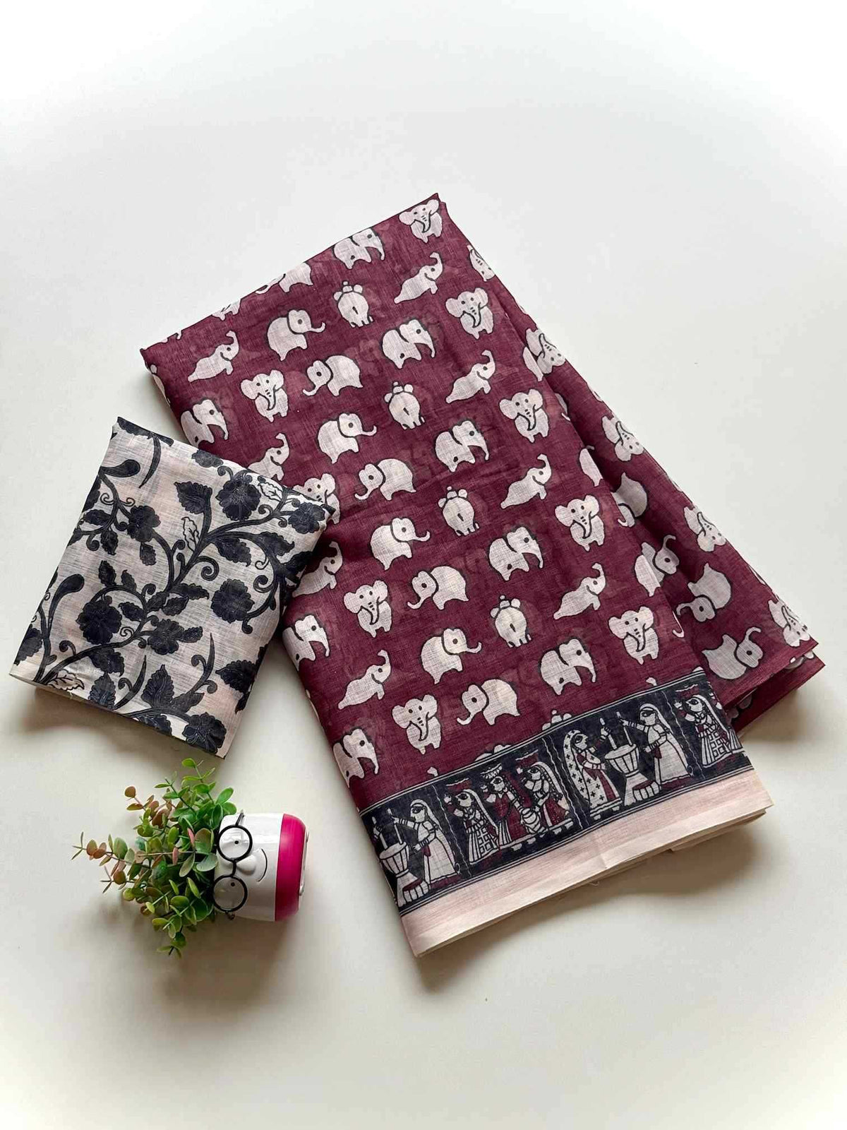 Diya Soft Cotton Designer Saree