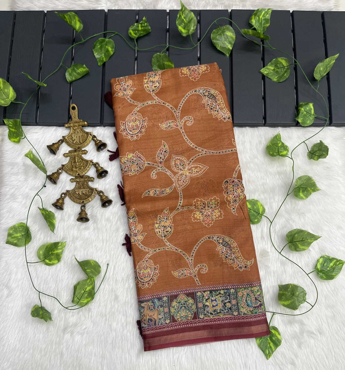 Utsav Prints Cotton Designer Saree