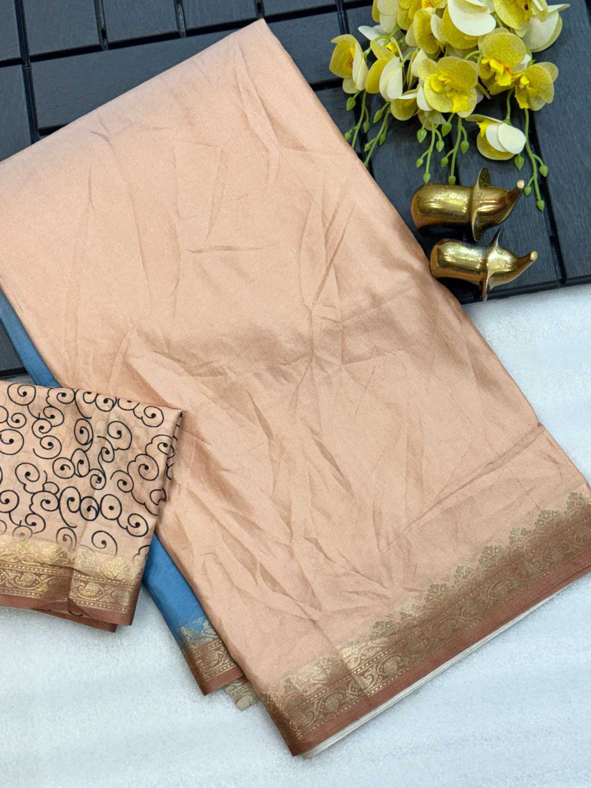 Anamika Tussar Silk Saree