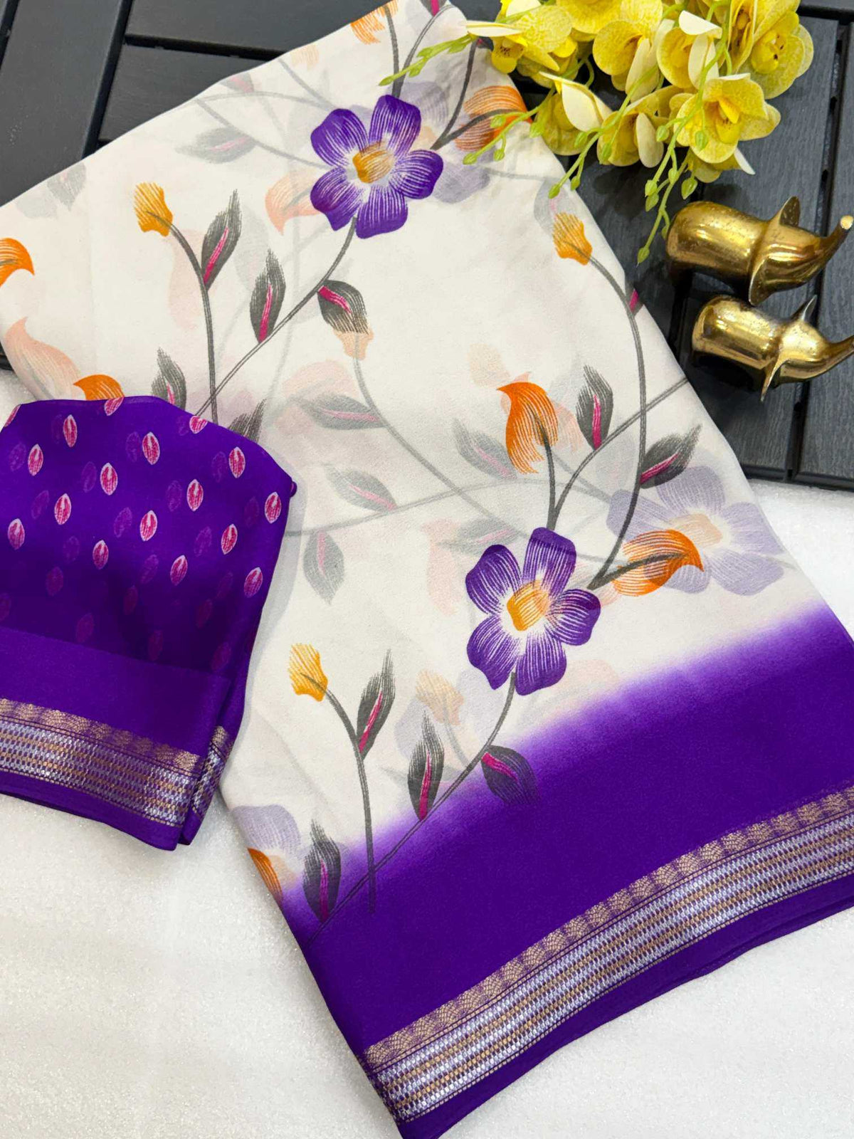 Anvita Heavy Silk Printed Saree