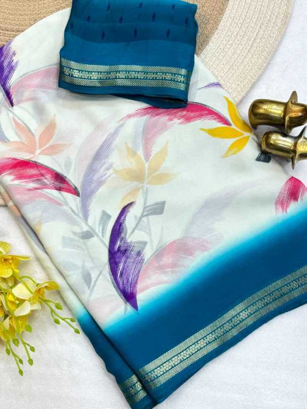 Georgette Printed Saree