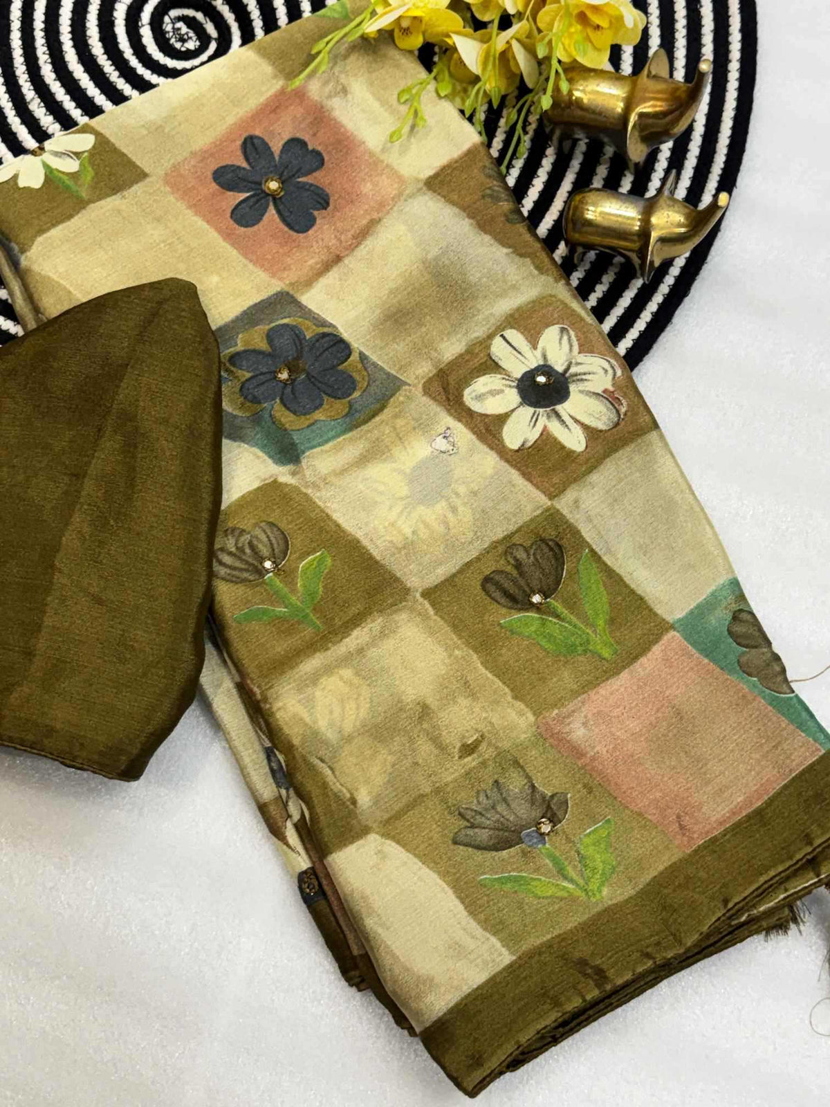 Kanchanmala Chiffon Printed Saree
