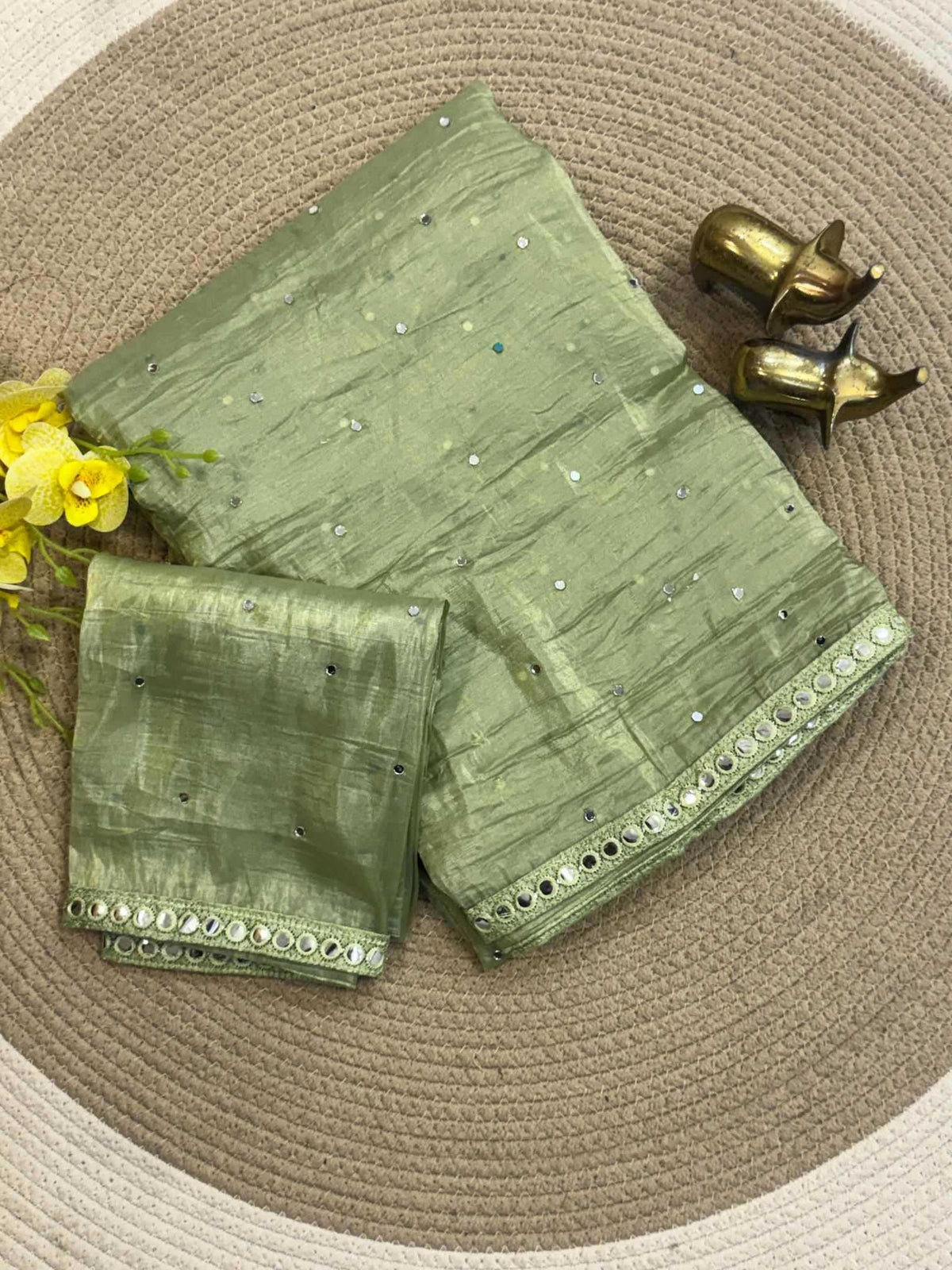 Kripa Crush Silk Traditional Saree