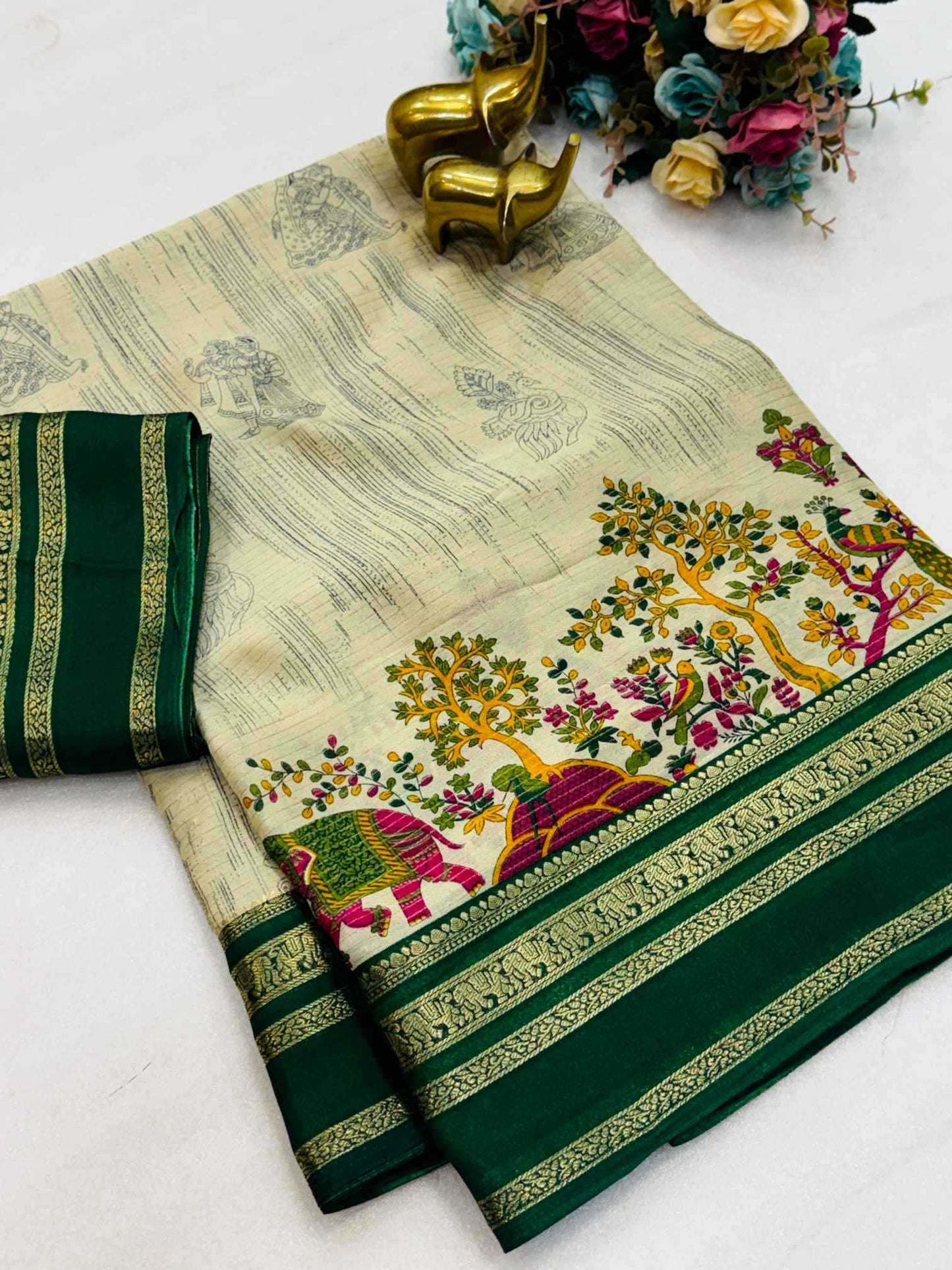 Crepe Silk Saree