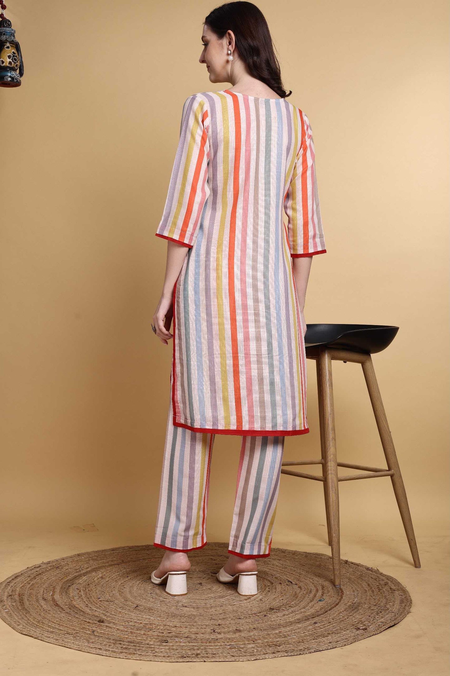 Linen Designer Kurti