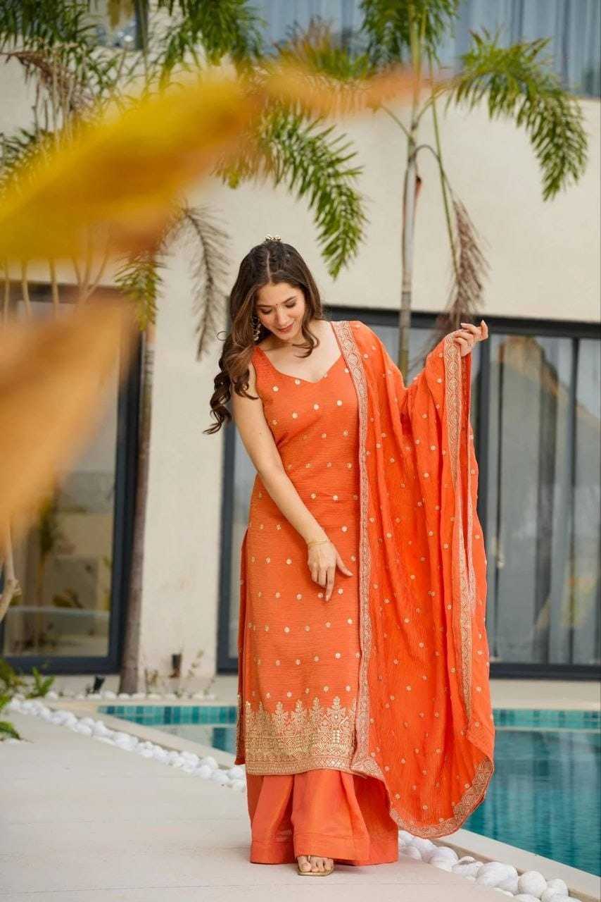 Chinon Silk Designer Kurti