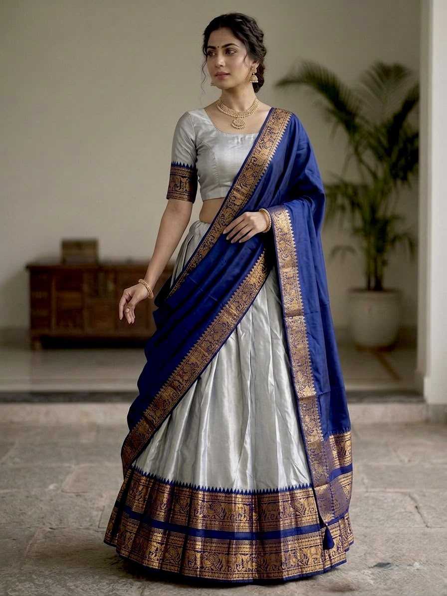 Jacquard Designer Lehenga