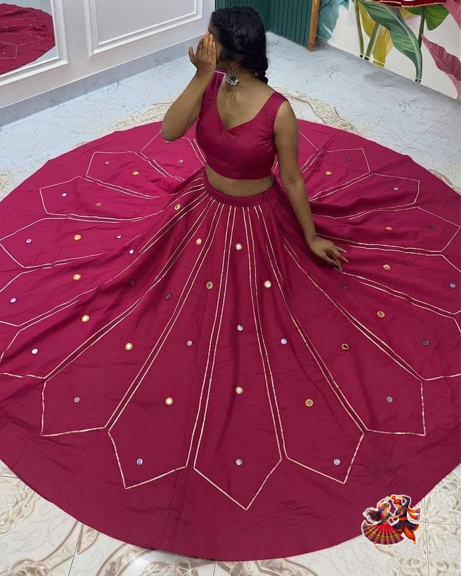 Heavy Roman Silk Designer Lehenga