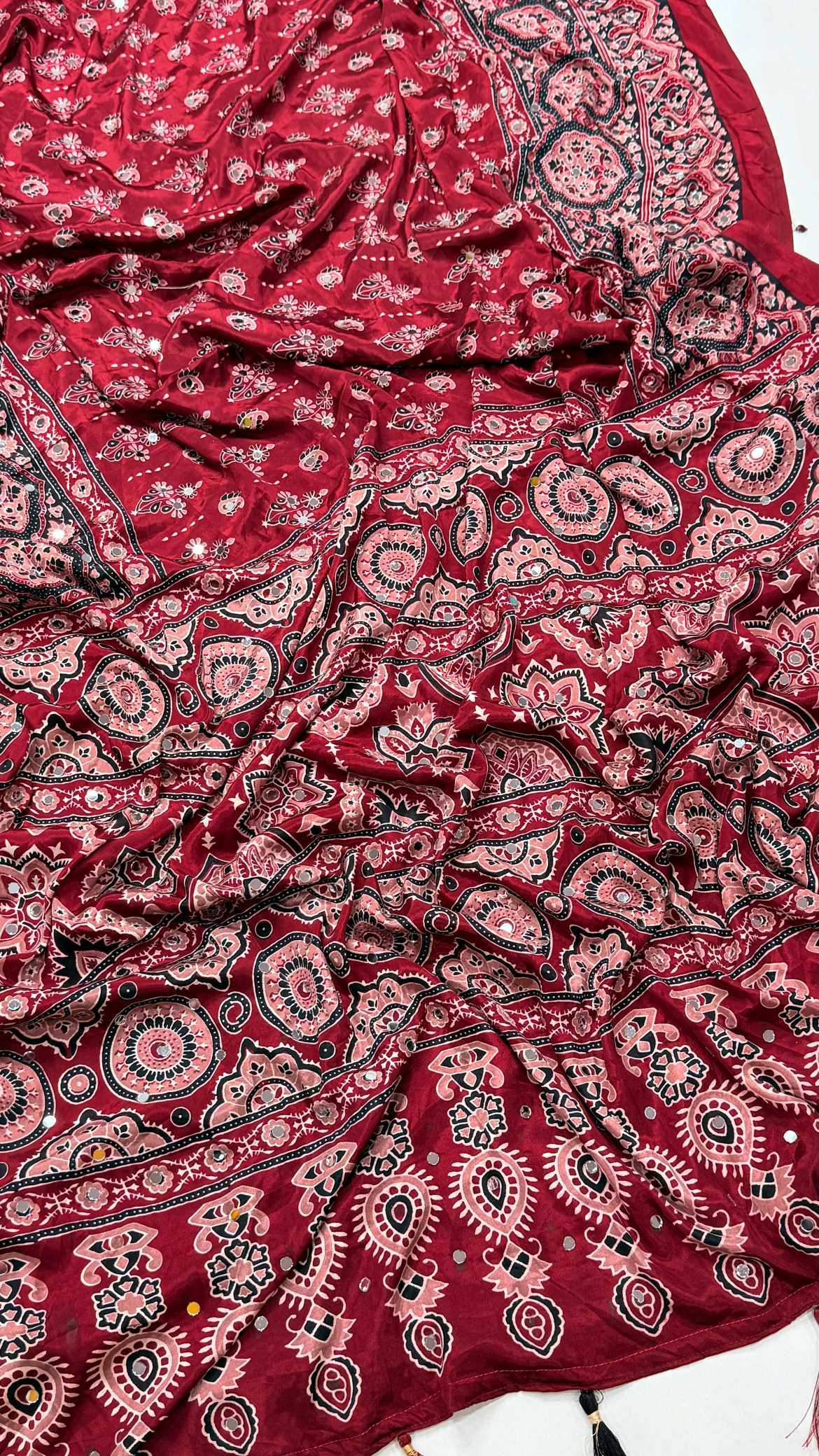 Dull Moss Zari Border Saree