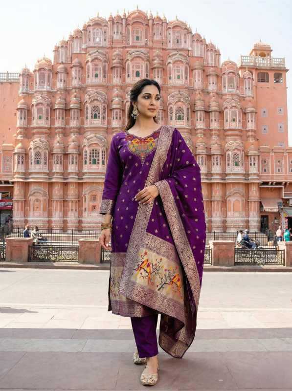 Art Silk Designer Kurti
