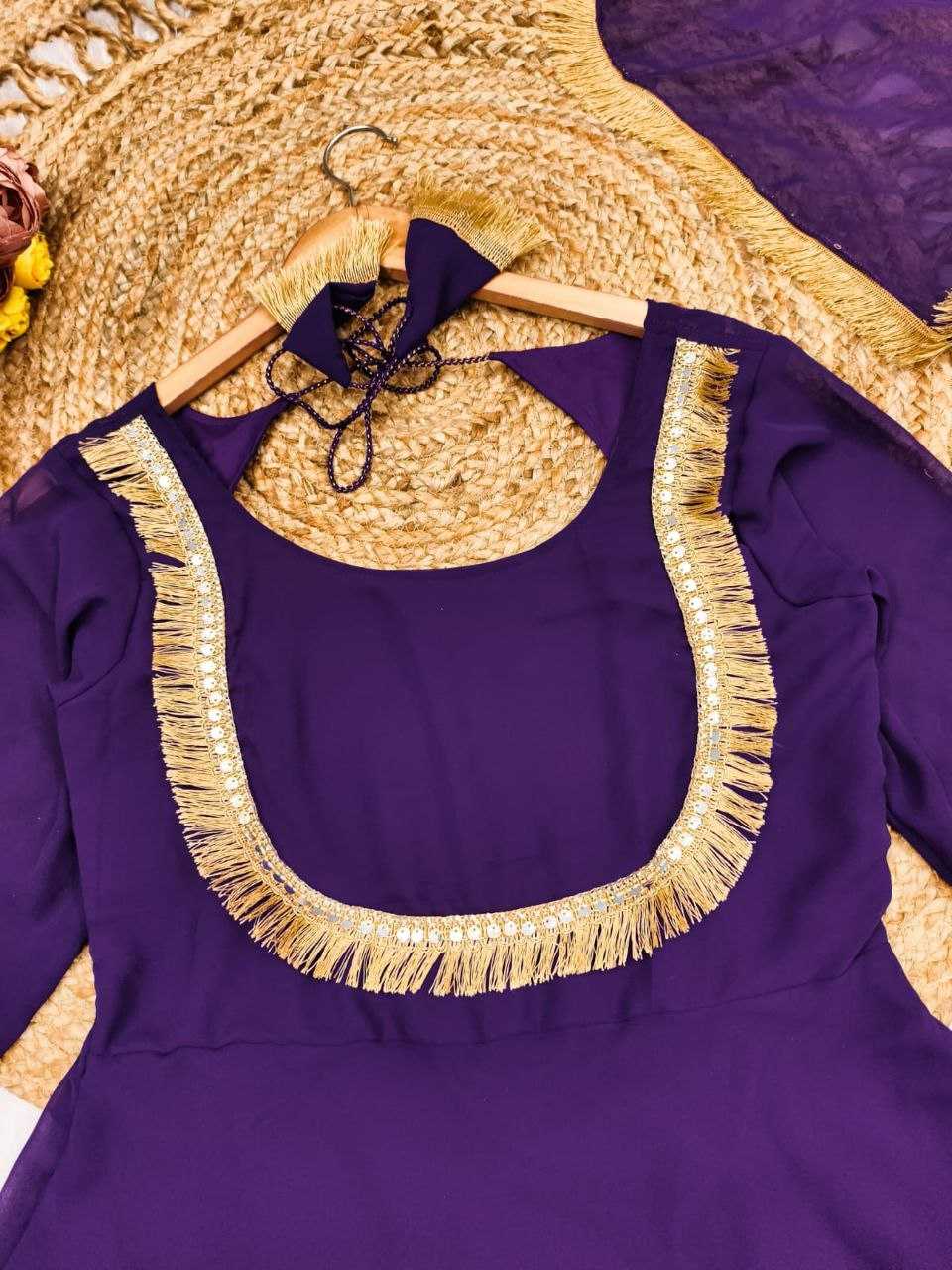 Faux Georgette Suit